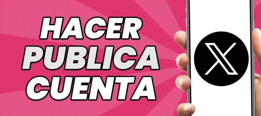 hacer publica cuenta twitter