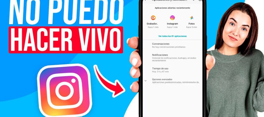 porque no puedo hacer directo en instagram